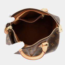 Pre Owned Louis Vuitton Speedy Brown Monogram Size 25