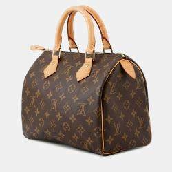 Pre Owned Louis Vuitton Speedy Brown Monogram Size 25