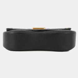 Pre Owned Louis Vuitton New Wave Chain Bag Noir Calf Leather Size MM