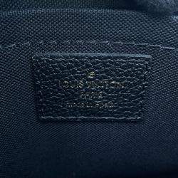Pre Owned Louis Vuitton Pallas Clutch Noir Monogram