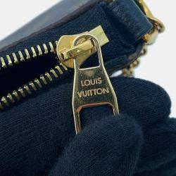 Pre Owned Louis Vuitton Pallas Clutch Noir Monogram
