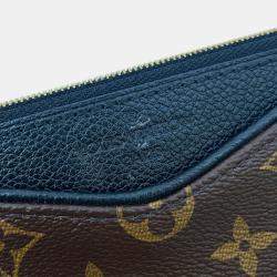 Pre Owned Louis Vuitton Pallas Clutch Noir Monogram
