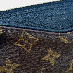 Pre Owned Louis Vuitton Pallas Clutch Noir Monogram