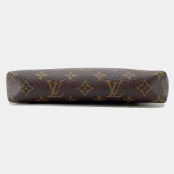 Pre Owned Louis Vuitton Pallas Clutch Noir Monogram