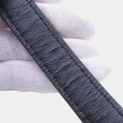 Pre Owned Louis Vuitton Speedy Bandouliere Noir Epi Leather Size 25