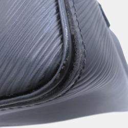 Pre Owned Louis Vuitton Speedy Bandouliere Noir Epi Leather Size 25