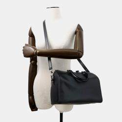 Pre Owned Louis Vuitton Speedy Bandouliere Noir Epi Leather Size 25