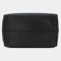 Pre Owned Louis Vuitton Speedy Bandouliere Noir Epi Leather Size 25