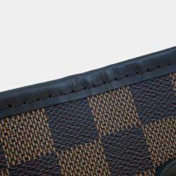 Pre Owned Louis Vuitton Neverfull Cerise Damier Ebene Canvas Size MM