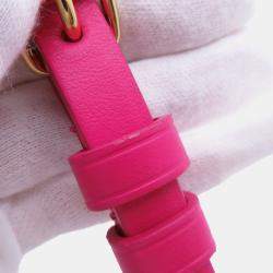 Pre Owned Louis Vuitton Maxi Pochette Accessoires Fuchsia Monogram