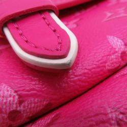 Pre Owned Louis Vuitton Maxi Pochette Accessoires Fuchsia Monogram