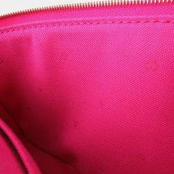 Pre Owned Louis Vuitton Maxi Pochette Accessoires Fuchsia Monogram