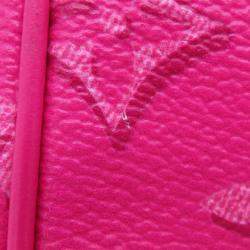 Pre Owned Louis Vuitton Maxi Pochette Accessoires Fuchsia Monogram