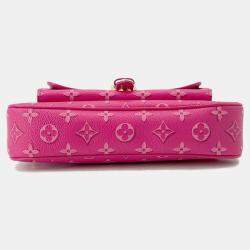 Pre Owned Louis Vuitton Maxi Pochette Accessoires Fuchsia Monogram