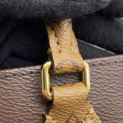 Pre Owned Louis Vuitton Onthego Red Monogram Monogram Reverse Canvas Monogram Giant Size Mm