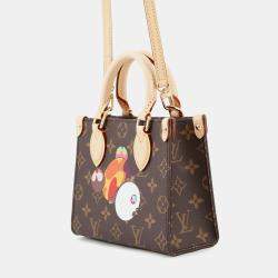 Pre Owned Louis Vuitton Tm Onthego Pink Monogram Panda Takashi Murakami Size Bb