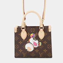 Pre Owned Louis Vuitton Tm Onthego Pink Monogram Panda Takashi Murakami Size Bb