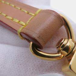 Pre Owned Louis Vuitton Petit Sac Plat Brown Monogram