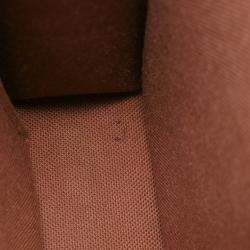 Pre Owned Louis Vuitton Petit Sac Plat Brown Monogram