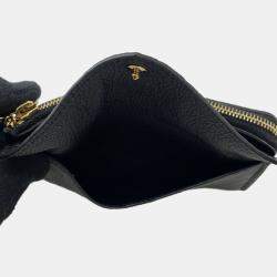 مملوكة مسبقًا محفظة لوي فيتون بورتو كالت ركتو فيرسو نوير مونوجرام إمبريانت جلدية