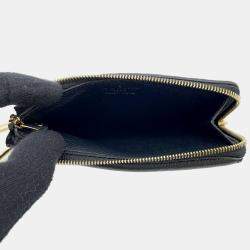 مملوكة مسبقًا محفظة لوي فيتون بورتو كالت ركتو فيرسو نوير مونوجرام إمبريانت جلدية