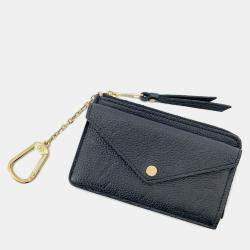 مملوكة مسبقًا محفظة لوي فيتون بورتو كالت ركتو فيرسو نوير مونوجرام إمبريانت جلدية