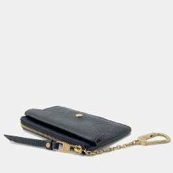 مملوكة مسبقًا محفظة لوي فيتون بورتو كالت ركتو فيرسو نوير مونوجرام إمبريانت جلدية