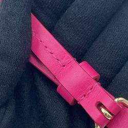 Pre Owned Louis Vuitton Maxi Pochette Accessoires Fuchsia Monogram