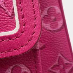 Pre Owned Louis Vuitton Maxi Pochette Accessoires Fuchsia Monogram