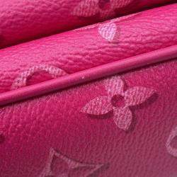 Pre Owned Louis Vuitton Maxi Pochette Accessoires Fuchsia Monogram