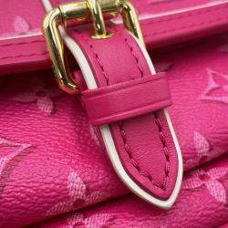 Pre Owned Louis Vuitton Maxi Pochette Accessoires Fuchsia Monogram