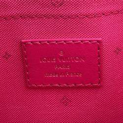 Pre Owned Louis Vuitton Maxi Pochette Accessoires Fuchsia Monogram