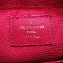 Pre Owned Louis Vuitton Saintonge Freesia Monogram Calf Leather