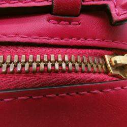 Pre Owned Louis Vuitton Saintonge Freesia Monogram Calf Leather