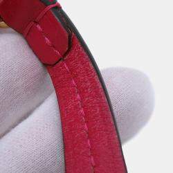 Pre Owned Louis Vuitton Saintonge Freesia Monogram Calf Leather