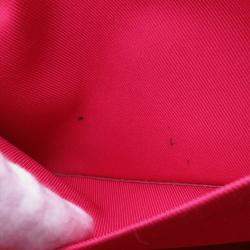 Pre Owned Louis Vuitton Saintonge Freesia Monogram Calf Leather