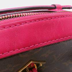 Pre Owned Louis Vuitton Saintonge Freesia Monogram Calf Leather