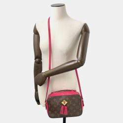 Pre Owned Louis Vuitton Saintonge Freesia Monogram Calf Leather