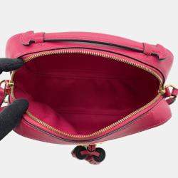 Pre Owned Louis Vuitton Saintonge Freesia Monogram Calf Leather