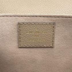 Pre Owned Louis Vuitton Pochette Metis Ew Tourterelle Claim Monogram Empreinte Leather
