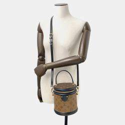 Pre Owned Louis Vuitton Cannes Noir Monogram Monogram Reverse Canvas