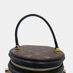 Pre Owned Louis Vuitton Cannes Noir Monogram Monogram Reverse Canvas