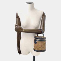 Pre Owned Louis Vuitton Cannes Noir Monogram Monogram Reverse Canvas