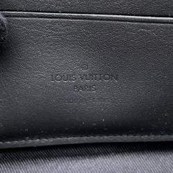 Pre Owned Louis Vuitton Alpha Wearable Wallet Noir Grained Calf Leather Lv Aerogram