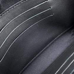 Pre Owned Louis Vuitton Alpha Wearable Wallet Noir Grained Calf Leather Lv Aerogram