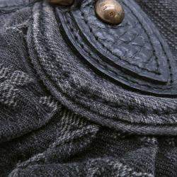 Pre Owned Louis Vuitton Neo Kavy Noir Monogram Denim Size Mm