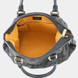 Pre Owned Louis Vuitton Neo Kavy Noir Monogram Denim Size Mm