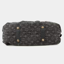 Pre Owned Louis Vuitton Neo Kavy Noir Monogram Denim Size Mm
