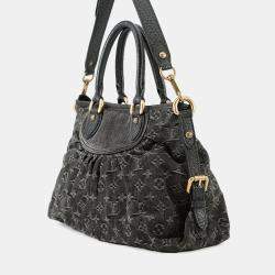 Pre Owned Louis Vuitton Neo Kavy Noir Monogram Denim Size Mm