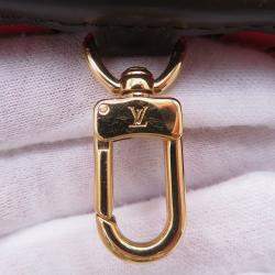 Pre Owned Louis Vuitton Neverfull Brown/Red Damier Ebene Canvas Size Pm